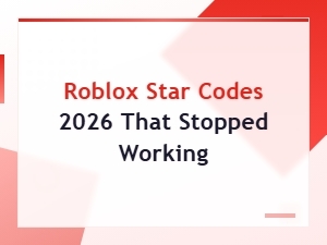 Expired Roblox Star Codes That No Longer Work