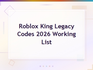 Roblox King Legacy Codes: Complete Working List